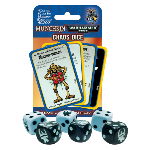 Munchkin Warhammer 40,000 Chaos Dice (Exp.) i gruppen SÄLLSKAPSSPEL / Tillbehör / Tärningar & tillbehör hos Spelexperten (SJG5646)