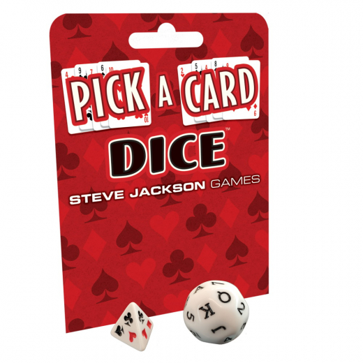 Pick a Card Dice i gruppen SÄLLSKAPSSPEL / Tillbehör / Tärningar & tillbehör hos Spelexperten (SJG5993)