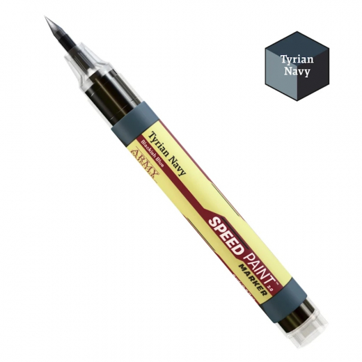 Army Painter: Speedpaint Marker - Tyrian Navy i gruppen SÄLLSKAPSSPEL / Tillbehör / Övriga hos Spelexperten (SM1049)