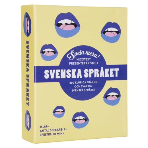 Spela Mera: Svenska språket i gruppen SÄLLSKAPSSPEL / Festspel hos Spelexperten (SPLMS001)