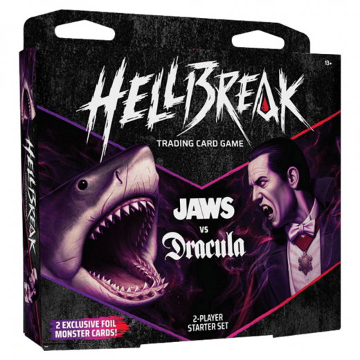Hellbreak TCG: Dawn of Terror - 2-Player Starter Set: Jaws vs Dracula i gruppen SÄLLSKAPSSPEL / Kortspel hos Spelexperten (SPMHBR6145)