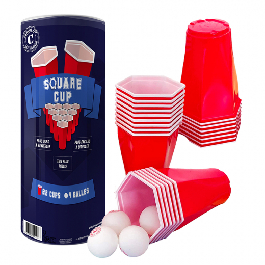 Beer Pong Square Cups i gruppen SÄLLSKAPSSPEL / Festspel hos Spelexperten (SQUARECUP)