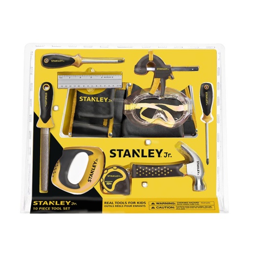 Stanley Jr DIY - Verktygssats 10 Delar i gruppen  hos Spelexperten (ST006-10)