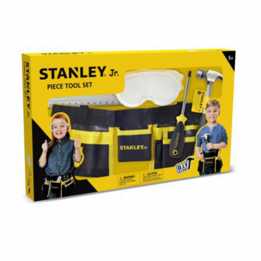 Stanley Jr DIY - 5 Delar Verktygssats i gruppen LEKSAKER / Skapa & måla hos Spelexperten (ST036-05-SY)