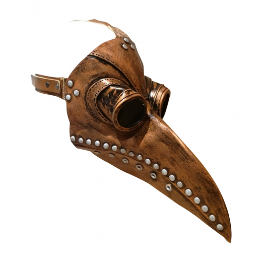 Latex Mask Steampunk Plague i gruppen LEKSAKER / Maskerad / Masker hos Spelexperten (STE-PLA)