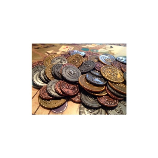 Viticulture Metal Lira Coins i gruppen SÄLLSKAPSSPEL / Tillbehör hos Spelexperten (STM304)
