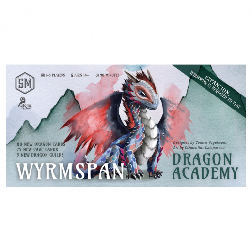 Wyrmspan: Dragon Academy (Exp.) i gruppen SÄLLSKAPSSPEL / Expansioner hos Spelexperten (STM854)