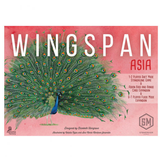 Wingspan: Asia (Eng) i gruppen SÄLLSKAPSSPEL / Strategispel hos Spelexperten (STM906)