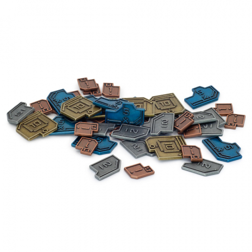 Vantage: Metal Coins (Exp.) i gruppen SÄLLSKAPSSPEL / Tillbehör / Övriga hos Spelexperten (STM951)