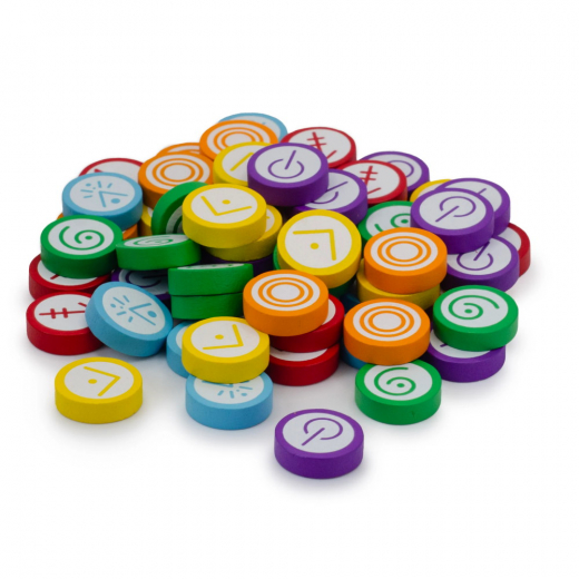 Vantage: Wooden Skill Tokens (Exp.) i gruppen SÄLLSKAPSSPEL / Tillbehör / Övriga hos Spelexperten (STM953)