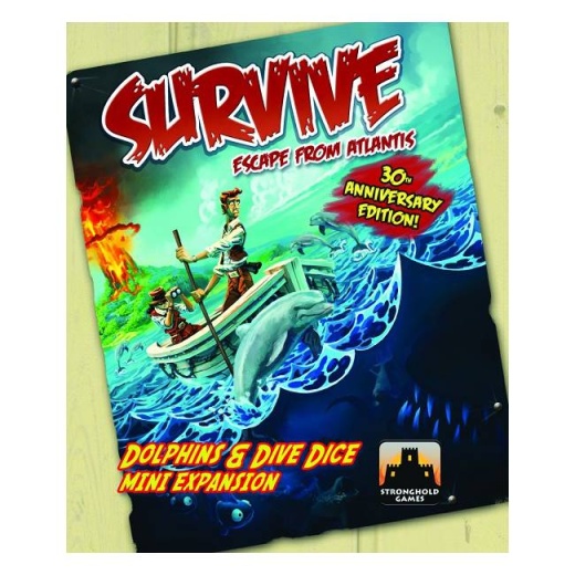Survive: Escape from Atlantis! Dolphins & Dive Dice (Exp.) i gruppen SÄLLSKAPSSPEL / Expansioner hos Spelexperten (STR9003A)