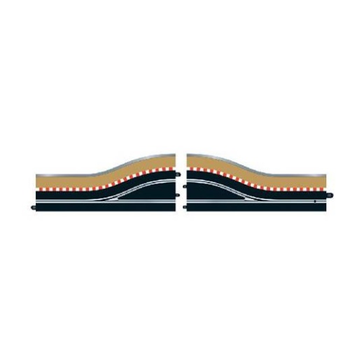 Scalextric 1:32 - Pit Lane - Right Hand (2) i gruppen LEKSAKER / Scalextric bilbana / Digitala tillbehör hos Spelexperten (SX-C7015)