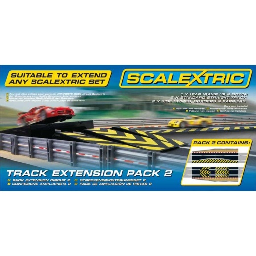 Scalextric Track Extension Pack 2 i gruppen LEKSAKER / Scalextric bilbana / Utbyggnadsset hos Spelexperten (SX-C8511)