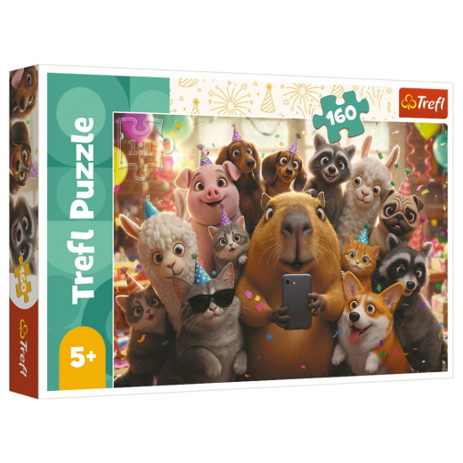Trefl Pussel: Sweet Selfie 160 Bitar i gruppen PUSSEL / Barnpussel hos Spelexperten (T-15444)