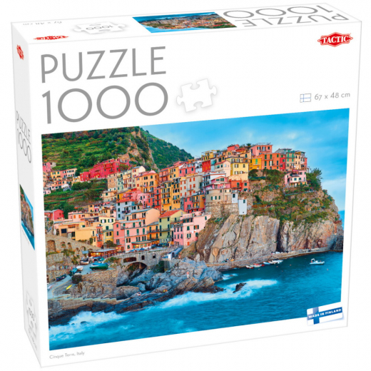Tactic Pussel: Cinque Terre Italy 1000 Bitar i gruppen PUSSEL / Tactic hos Spelexperten (T-58252)