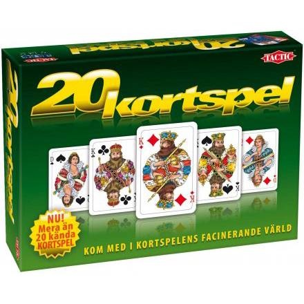 20 Kortspel i gruppen SÄLLSKAPSSPEL / Kortspel hos Spelexperten (T3004)