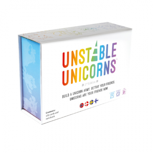 Unstable Unicorns (Swe) i gruppen SÄLLSKAPSSPEL / Festspel hos Spelexperten (TEEUU01SCAN)