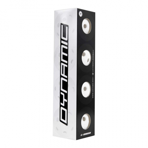 Unihoc Dynamic WFC white 4-pack i gruppen UTOMHUSSPEL / Innebandy hos Spelexperten (U-50985)