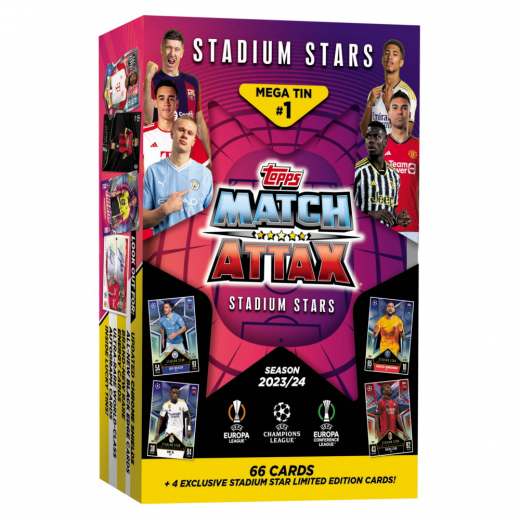 Match Attax TCG Stadium Stars 23/24 Mega Tin #1 i gruppen SÄLLSKAPSSPEL / Kortspel hos Spelexperten (UCLMA23-2306-1)
