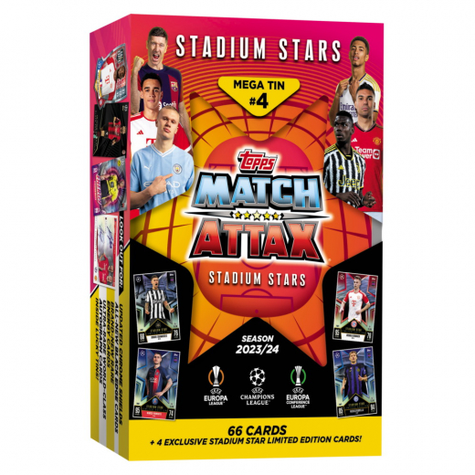 Match Attax TCG Stadium Stars 23/24 Mega Tin #4 i gruppen SÄLLSKAPSSPEL / Kortspel hos Spelexperten (UCLMA23-2306-4)