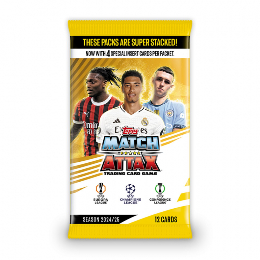 Match Attax TCG 24/25 Booster Pack i gruppen SÄLLSKAPSSPEL / Kortspel hos Spelexperten (UCLMA24-01)