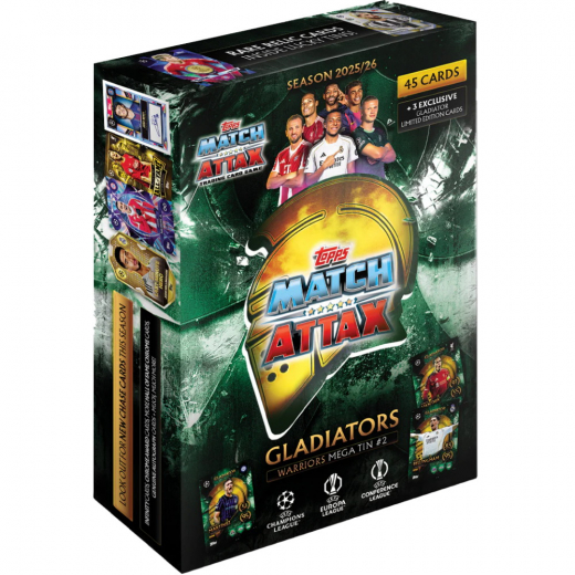 Match Attax UCC Gladiators Warrios Mega Tin #2 2025/26 i gruppen SÄLLSKAPSSPEL / Samlarkort hos Spelexperten (UCLMA25-05-2)