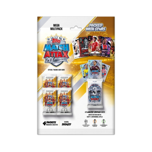 Topps Champions League 2026/27 Mega Multipack i gruppen LEKSAKER / Samlarprylar hos Spelexperten (UCLMA26-03)