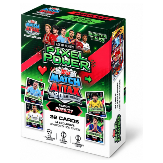 Topps Champions League Cards 2026/27 Mega Tin 3 i gruppen LEKSAKER / Samlarprylar hos Spelexperten (UCLMA26-053)