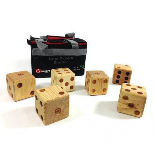 Uber Wooden Dice Gigant i gruppen UTOMHUSSPEL / Övriga hos Spelexperten (UG520)