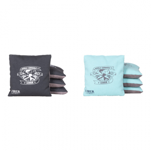 WCL Cornhole Bean Bags Green & Grey i gruppen UTOMHUSSPEL / Övriga hos Spelexperten (UG593-R)