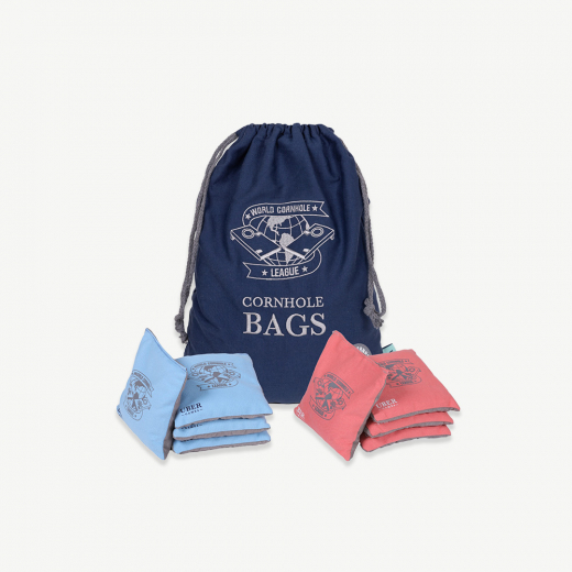 WCL Cornhole Bean Bags Sky & Coral i gruppen UTOMHUSSPEL / Övriga hos Spelexperten (UG596)