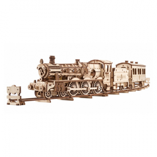 Ugears Hogwarts Express Harry Potter i gruppen PUSSEL / Modellbyggen / Ugears hos Spelexperten (UG70176)