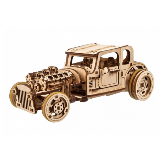 Ugears Hot Rod Furious Mouse i gruppen PUSSEL / Modellbyggen / Ugears hos Spelexperten (UG70192)