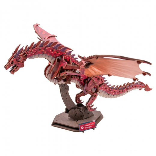 Ugears Models Modellbyggsats Firestorm Dragon  i gruppen PUSSEL / Modellbyggen / Ugears hos Spelexperten (UG70282)