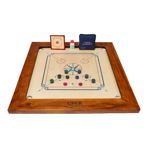 Uber Bulldog Carrom Set i gruppen SPELBORD / Carrom hos Spelexperten (UG709)