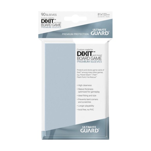 Ultimate Guard Sleeves 81 x 122 mm i gruppen SÄLLSKAPSSPEL / Tillbehör / Sleeves hos Spelexperten (UGD010284)