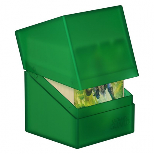 Ultimate Guard Boulder Deck Case 100+ Standard Size Emerald i gruppen SÄLLSKAPSSPEL / Tillbehör / Förvaring hos Spelexperten (UGD010694)