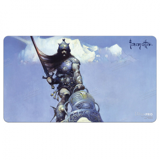 Ultra Pro Playmat: Frank Frazetta - Silver Warrior i gruppen SÄLLSKAPSSPEL / Tillbehör / Övriga hos Spelexperten (ULT15345)