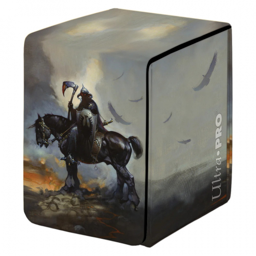 Ultra Pro: Deck Box Alcove Flip - Frank Frazetta - Death Dealer i gruppen SÄLLSKAPSSPEL / Tillbehör hos Spelexperten (ULT15675)