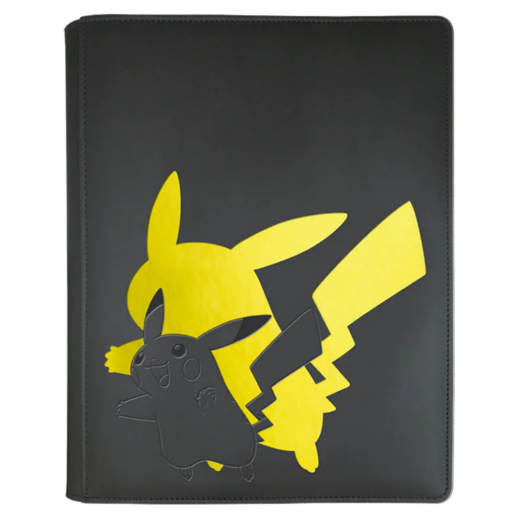 Pokémon TCG: 9-Pocket Zippered Pro Binder - Pikachu, Elite Series i gruppen SÄLLSKAPSSPEL / Tillbehör / Förvaring hos Spelexperten (ULT15772)