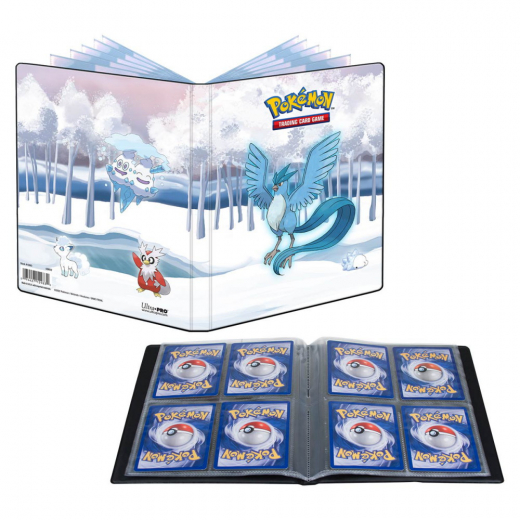 Pokémon TCG: Frosted Forest 4-Pocket Portfolio i gruppen SÄLLSKAPSSPEL / Tillbehör / Förvaring hos Spelexperten (ULT15983)