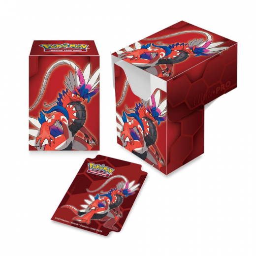 Pokémon TCG: Koraidon Full View Deck Box i gruppen SÄLLSKAPSSPEL / Tillbehör / Förvaring hos Spelexperten (ULT16187)