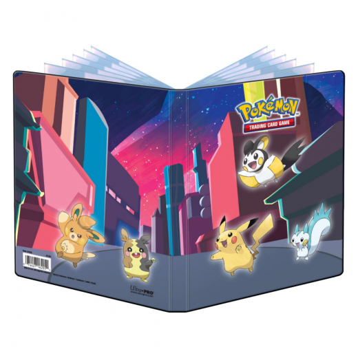 Pokémon TCG: 4-Pocket Portfolio Shimmering Skyline i gruppen SÄLLSKAPSSPEL / Tillbehör / Förvaring hos Spelexperten (ULT16205)