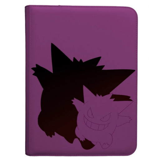 Pokémon TCG: 9-Pocket Zippered Pro Binder - Gengar, Elite Series i gruppen SÄLLSKAPSSPEL / Tillbehör / Förvaring hos Spelexperten (ULT16607)