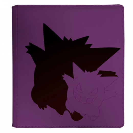 Pokémon TCG: 12-Pocket Zippered Pro Binder - Gengar, Elite Series i gruppen SÄLLSKAPSSPEL / Tillbehör / Förvaring hos Spelexperten (ULT16608)