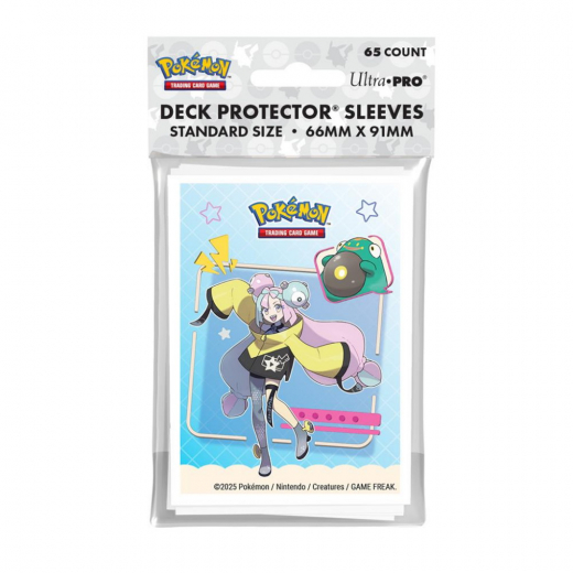Pokémon TCG: Deck Protector Sleeves - Iono and Bellibolt i gruppen SÄLLSKAPSSPEL / Tillbehör / Sleeves hos Spelexperten (ULT16628)