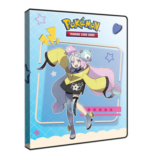 Pokémon TCG: 9-Pocket Portfolio - Iono and Bellibolt i gruppen SÄLLSKAPSSPEL / Tillbehör / Förvaring hos Spelexperten (ULT16633)