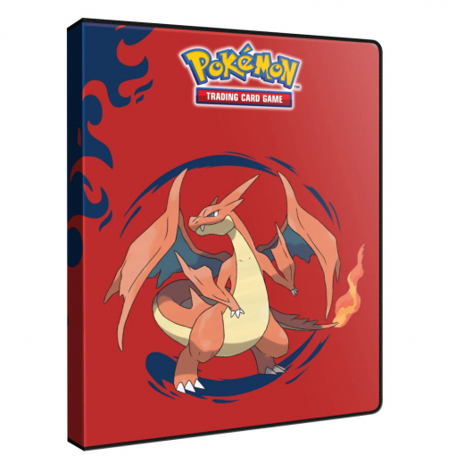 Pokémon TCG: 9-Pocket Portfolio - Mega Charizard X & Mega Charizard Y i gruppen SÄLLSKAPSSPEL / Tillbehör / Förvaring hos Spelexperten (ULT16735)