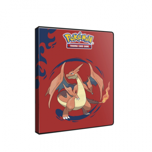 Pokémon TCG: 4-Pocket Portfolio - Mega Charizard X & Mega Charizard Y i gruppen SÄLLSKAPSSPEL / Tillbehör / Förvaring hos Spelexperten (ULT16736)