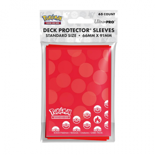 Pokémon TCG: Deck Protector Sleeves - Energy Fire i gruppen SÄLLSKAPSSPEL / Tillbehör / Sleeves hos Spelexperten (ULT16743)